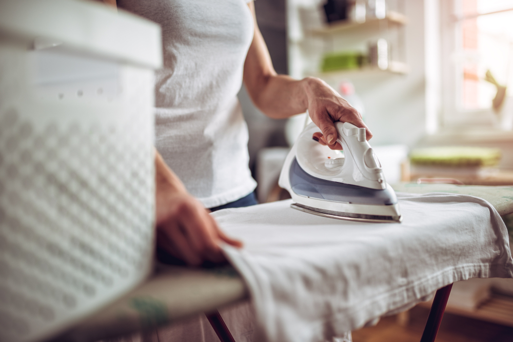 The ironing could remove wrinkles from leather
